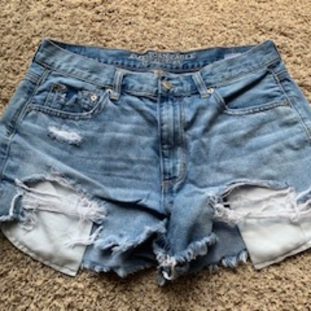 American Eagle High Waisted Jean Shorts